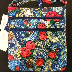 COPY - Vera Bradley Disney Bonjour Belle triple zip hipster